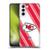 NFL Kansas City Chiefs Artwork Stripes Soft Gel Case for Samsung Galaxy S21+ 5G