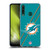 NFL Miami Dolphins Logo Stripes Soft Gel Case for Huawei Y6p