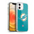NFL Miami Dolphins Logo Plain Soft Gel Case for Apple iPhone 12 / iPhone 12 Pro & MagSafe