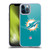 NFL Miami Dolphins Logo Plain Soft Gel Case for Apple iPhone 12 Pro Max