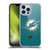 NFL Miami Dolphins Logo Football Soft Gel Case for Apple iPhone 13 Pro Max