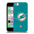 NFL Miami Dolphins Logo Plain Soft Gel Case for Apple iPhone 5c