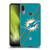 NFL Miami Dolphins Logo Stripes Soft Gel Case for Motorola Moto E6 Plus