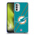 NFL Miami Dolphins Logo Stripes Soft Gel Case for Motorola Moto G52