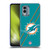 NFL Miami Dolphins Logo Stripes Soft Gel Case for Nokia X30