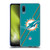 NFL Miami Dolphins Logo Stripes Soft Gel Case for Samsung Galaxy A02/M02 (2021)