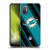 NFL Miami Dolphins Artwork Stripes Soft Gel Case for HTC Desire 21 Pro 5G