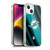 NFL Miami Dolphins Artwork Stripes Soft Gel Case for Apple iPhone 14 Plus