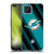 NFL Miami Dolphins Artwork Stripes Soft Gel Case for OPPO Reno4 Z 5G