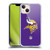 NFL Minnesota Vikings Logo Plain Soft Gel Case for Apple iPhone 13