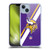 NFL Minnesota Vikings Logo Stripes Soft Gel Case for Apple iPhone 14 Plus