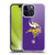 NFL Minnesota Vikings Logo Plain Soft Gel Case for Apple iPhone 14 Pro Max