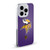 NFL Minnesota Vikings Logo Football Soft Gel Case for Apple iPhone 14 Pro