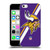 NFL Minnesota Vikings Logo Stripes Soft Gel Case for Apple iPhone 5c