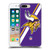 NFL Minnesota Vikings Logo Stripes Soft Gel Case for Apple iPhone 7 Plus / iPhone 8 Plus