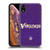 NFL Minnesota Vikings Logo Distressed Look Soft Gel Case for Apple iPhone XR