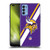 NFL Minnesota Vikings Logo Stripes Soft Gel Case for OPPO Reno 4 5G