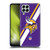 NFL Minnesota Vikings Logo Stripes Soft Gel Case for Samsung Galaxy M33 (2022)
