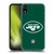 NFL New York Jets Logo Plain Soft Gel Case for Apple iPhone XR