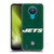 NFL New York Jets Logo Distressed Look Soft Gel Case for Nokia 1.4