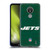 NFL New York Jets Logo Distressed Look Soft Gel Case for Nokia C21