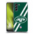 NFL New York Jets Logo Stripes Soft Gel Case for Samsung Galaxy S21 FE 5G