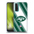 NFL New York Jets Artwork Stripes Soft Gel Case for Huawei P Smart (2021)