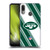 NFL New York Jets Artwork Stripes Soft Gel Case for Motorola Moto E6 Plus