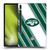 NFL New York Jets Artwork Stripes Soft Gel Case for Samsung Galaxy Tab S8 Plus
