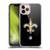 NFL New Orleans Saints Logo Plain Soft Gel Case for Apple iPhone 11 Pro