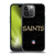 NFL New Orleans Saints Logo Distressed Look Soft Gel Case for Apple iPhone 14 Pro