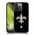 NFL New Orleans Saints Logo Plain Soft Gel Case for Apple iPhone 14 Pro