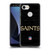 NFL New Orleans Saints Logo Distressed Look Soft Gel Case for Google Pixel 3