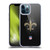 NFL New Orleans Saints Artwork LED Soft Gel Case for Apple iPhone 12 Pro Max