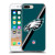 NFL Philadelphia Eagles Logo Stripes Soft Gel Case for Apple iPhone 7 Plus / iPhone 8 Plus