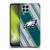 NFL Philadelphia Eagles Artwork Stripes Soft Gel Case for Samsung Galaxy M33 (2022)