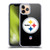 NFL Pittsburgh Steelers Logo Plain Soft Gel Case for Apple iPhone 11 Pro