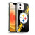 NFL Pittsburgh Steelers Logo Stripes Soft Gel Case for Apple iPhone 12 / iPhone 12 Pro & MagSafe