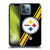 NFL Pittsburgh Steelers Logo Stripes Soft Gel Case for Apple iPhone 13 Pro Max
