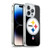 NFL Pittsburgh Steelers Logo Plain Soft Gel Case for Apple iPhone 13 Pro