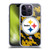 NFL Pittsburgh Steelers Logo Camou Soft Gel Case for Apple iPhone 14 Pro