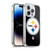 NFL Pittsburgh Steelers Logo Plain Soft Gel Case for Apple iPhone 14 Pro