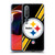 NFL Pittsburgh Steelers Logo Stripes Soft Gel Case for Xiaomi Mi 10 5G / Mi 10 Pro 5G