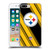 NFL Pittsburgh Steelers Artwork Stripes Soft Gel Case for Apple iPhone 7 Plus / iPhone 8 Plus