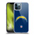 NFL Los Angeles Chargers Logo Plain Soft Gel Case for Apple iPhone 12 Pro Max