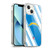 NFL Los Angeles Chargers Artwork Stripes Soft Gel Case for Apple iPhone 13
