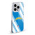 NFL Los Angeles Chargers Artwork Stripes Soft Gel Case for Apple iPhone 13