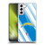 NFL Los Angeles Chargers Artwork Stripes Soft Gel Case for Samsung Galaxy S21+ 5G