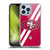 NFL San Francisco 49Ers Logo Stripes Soft Gel Case for Apple iPhone 13 Pro Max