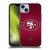 NFL San Francisco 49Ers Logo Football Soft Gel Case for Apple iPhone 14 Plus